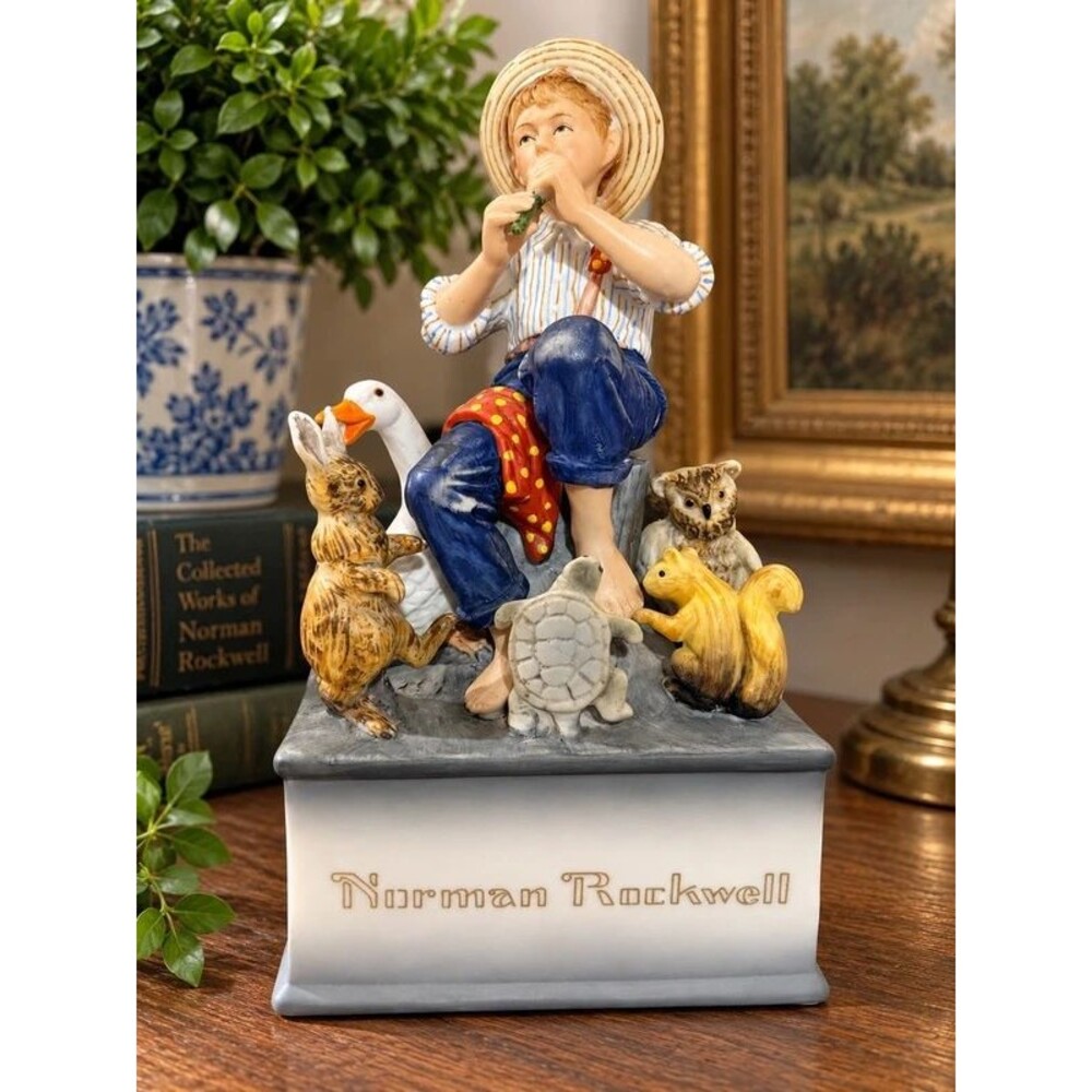 Schmid Exclusive 1979 Norman Rockwell Music Box